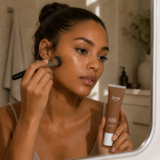 Foundation with Peptides, 35 Tan Warm - 30 ml