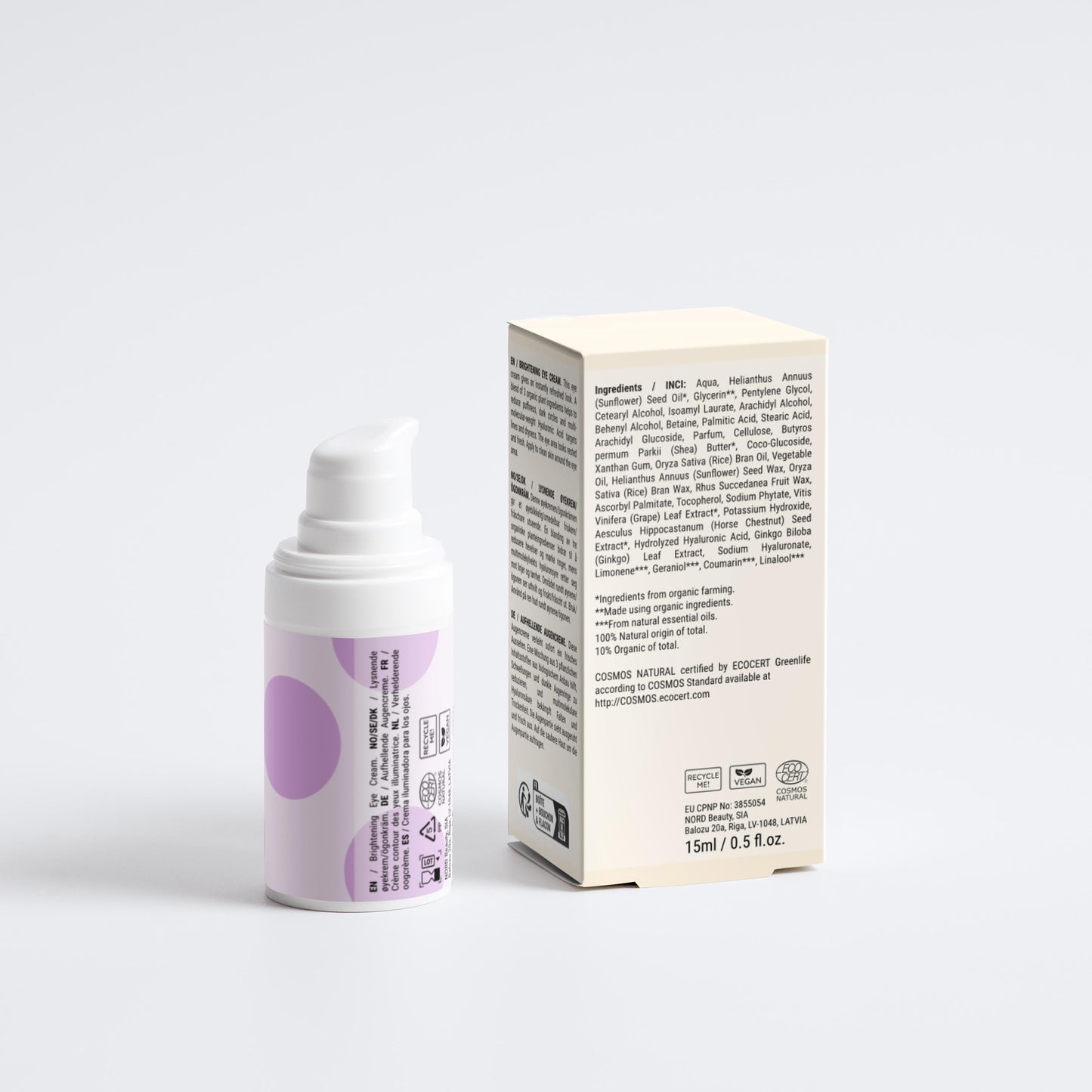 Brightening eye cream - 15 ml