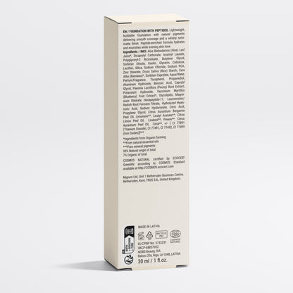 Foundation mit Peptiden, 15 Light Cool - 30 ml