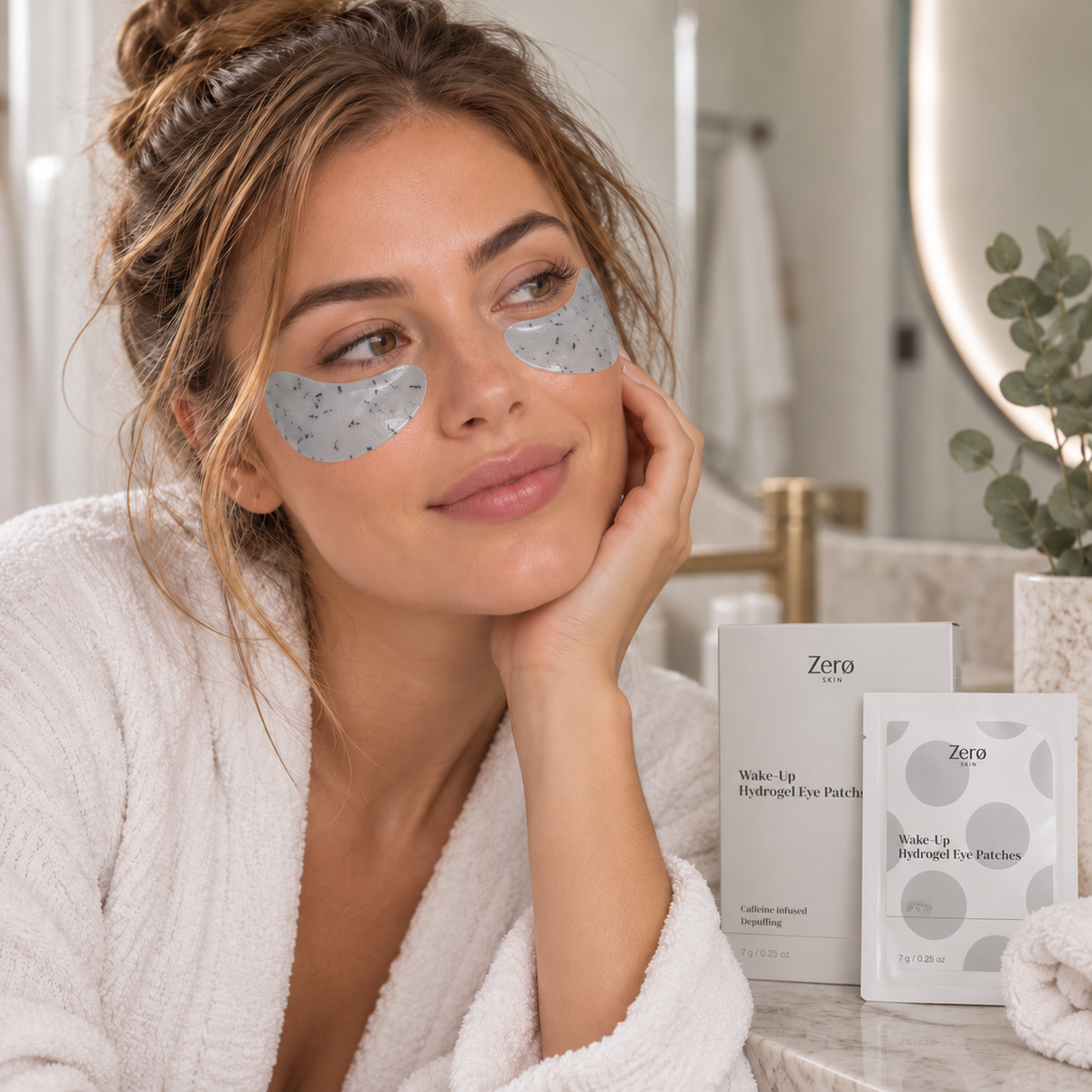Wake-Up Hydrogel Eye Patches - 7 g