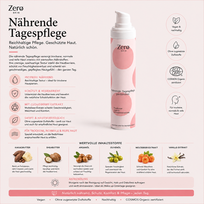 Nourishing day cream, fragrance-free - 50 ml