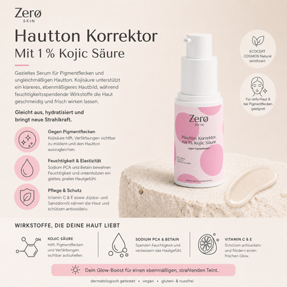 Skin tone corrector with 1% kojic acid - 15 ml