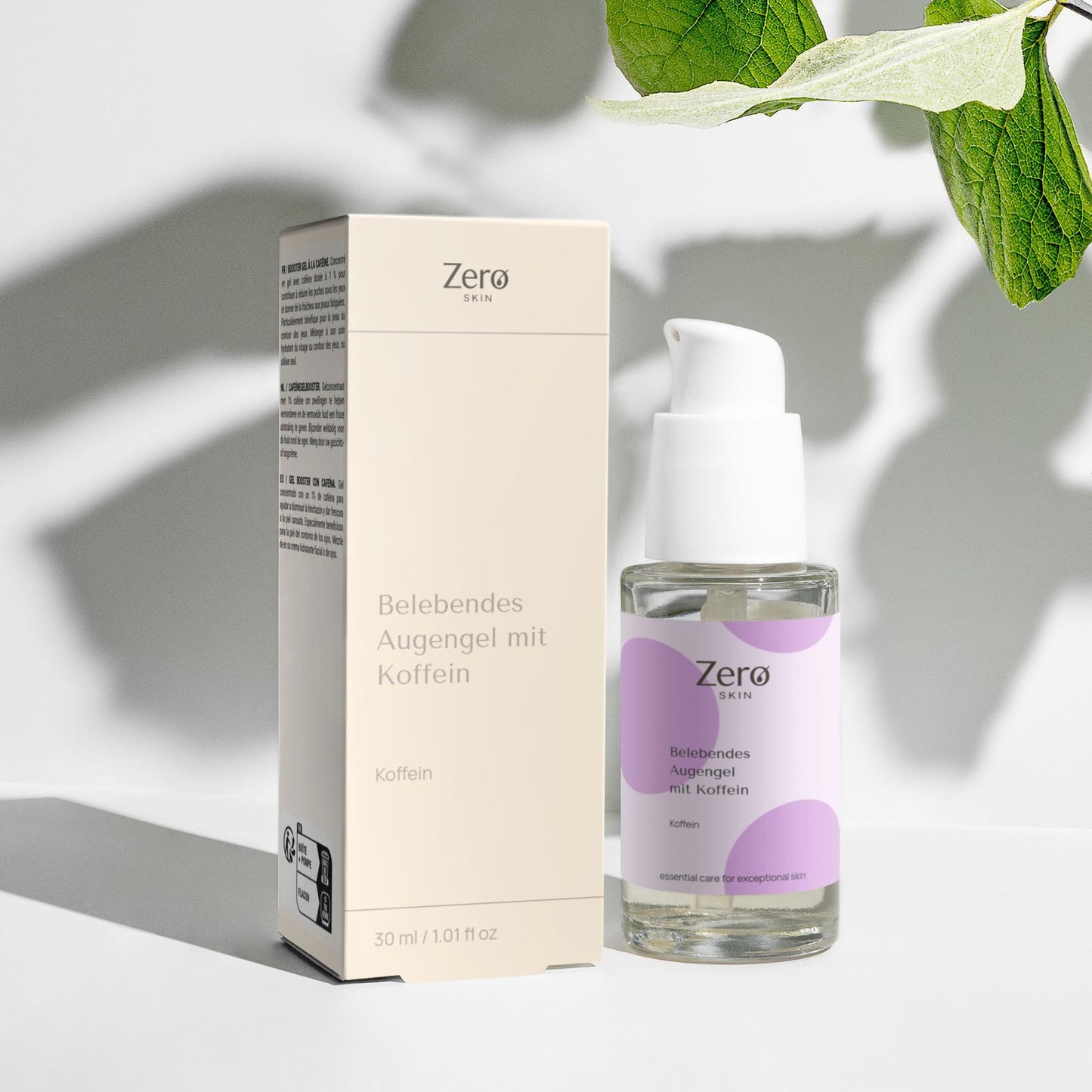 Invigorating eye gel with caffeine - 30 ml