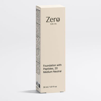 Foundation with Peptides, 20 Medium Neutral - 30 ml