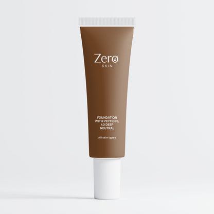 Foundation with Peptides, 40 Deep Neutral - 30 ml