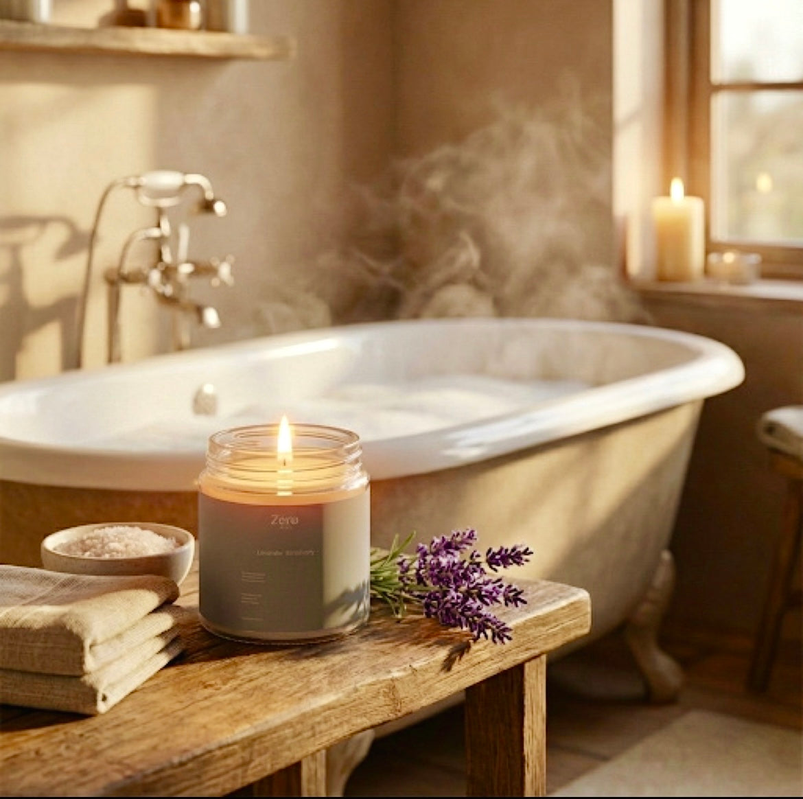 Soy wax candle "Lavender Sanctuary"