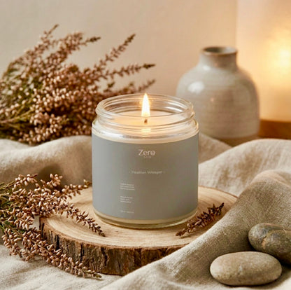 Soy wax candle "Heather Whisper"