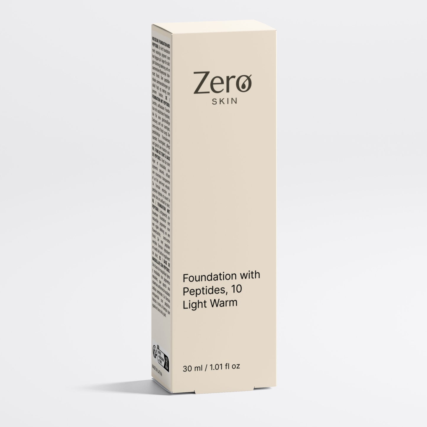 Foundation with Peptides, 10 Light Warm - 30 ml
