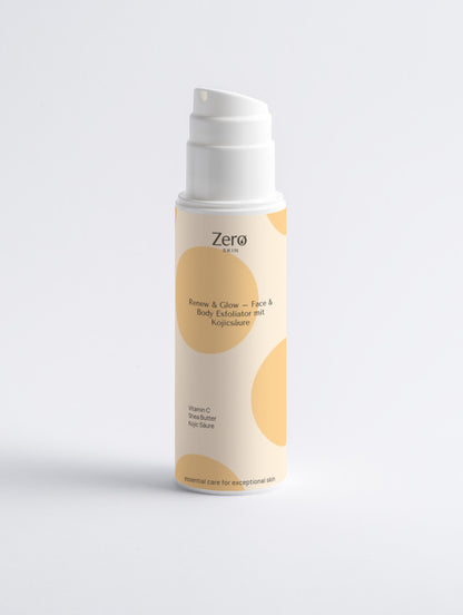 Renew &amp; Glow - Face &amp; Body Exfoliator with Kojic Acid - 150 ml