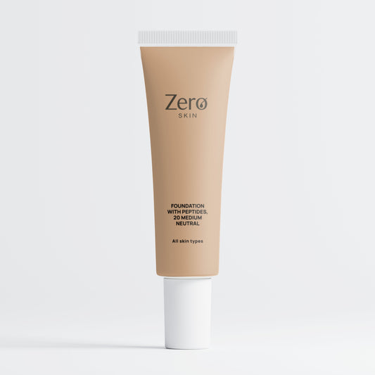 Foundation with Peptides, 20 Medium Neutral - 30 ml