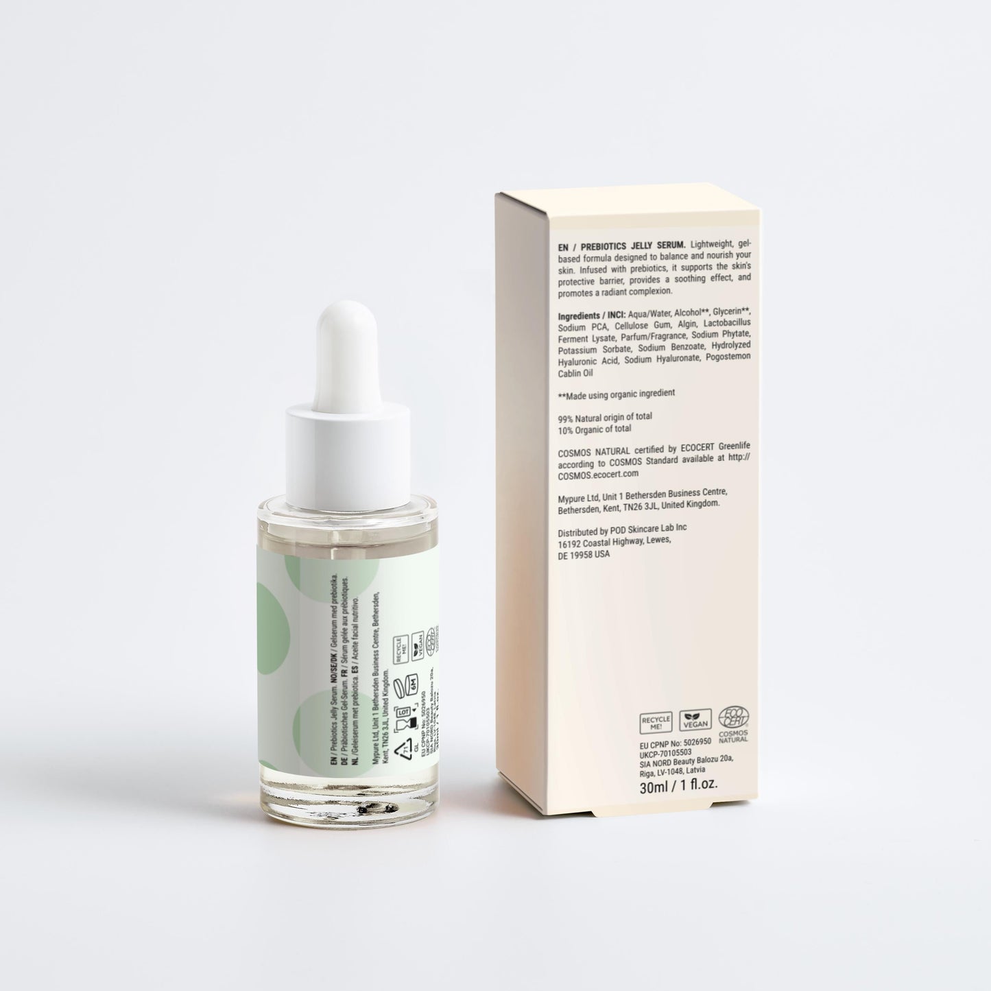 Bioactive prebiotic jelly serum - 30 ml