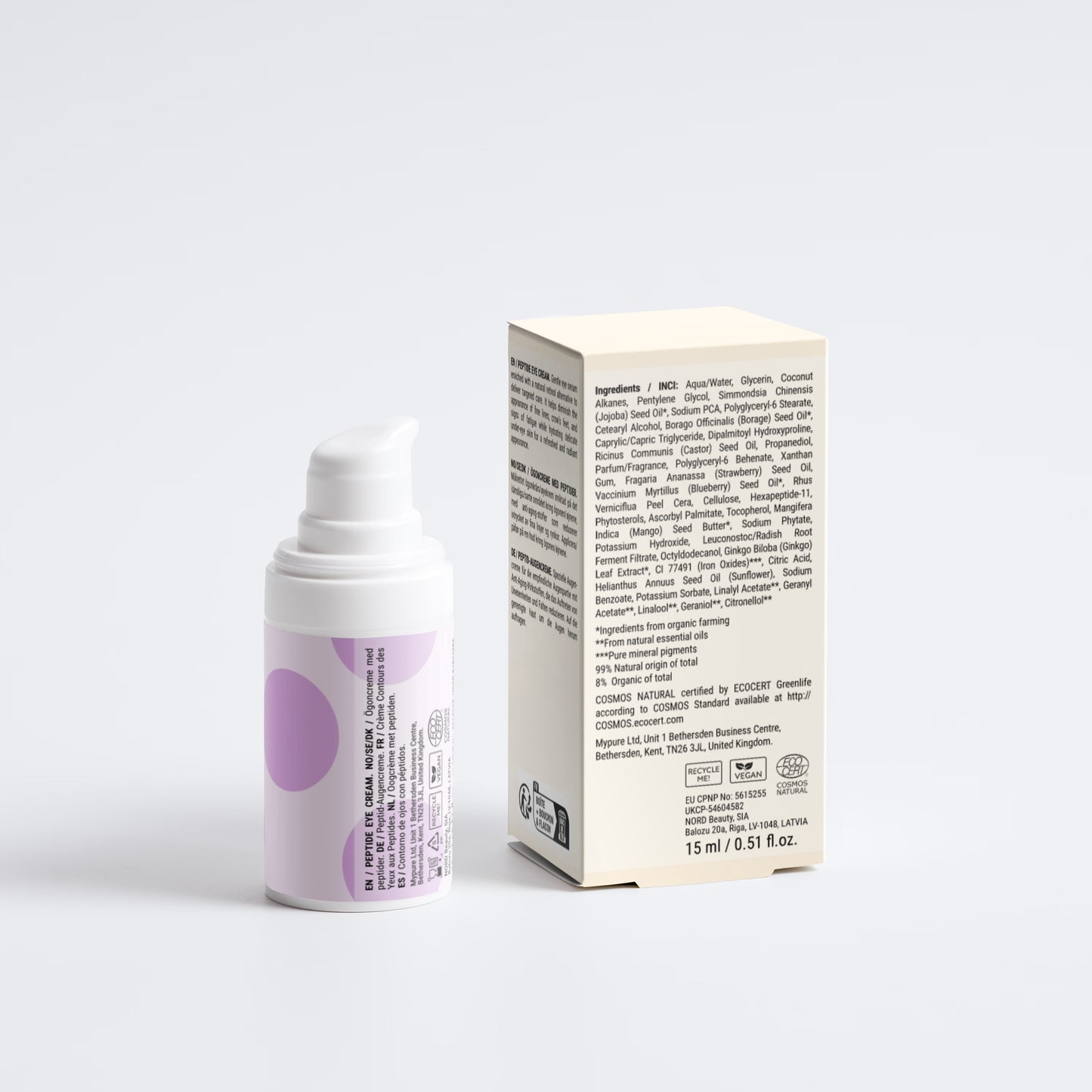 Peptid-Anti-Aging-Augencreme - 15 ml