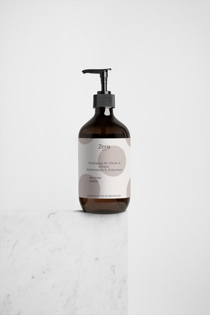 Hand & Body Cleanser, Peppermint & Cedarwood - 490 ml