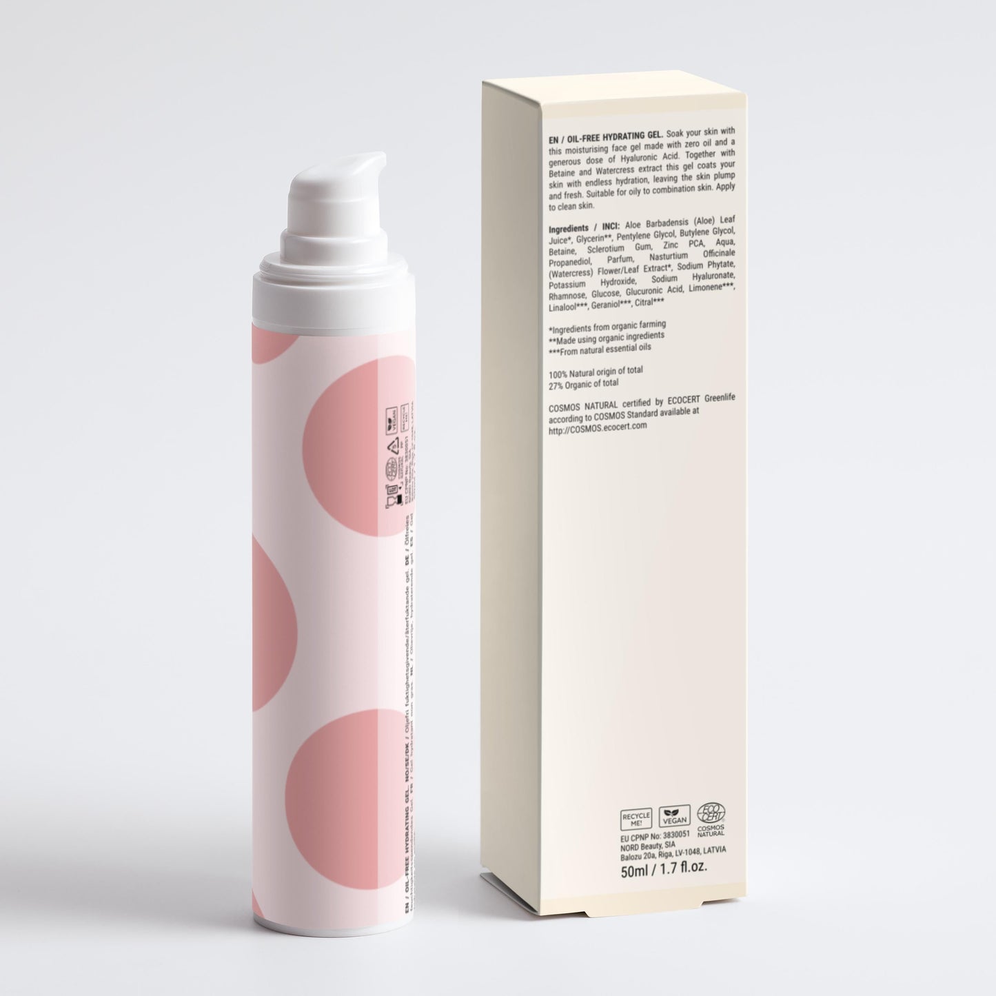 Oil-free moisturizing gel - 50 ml