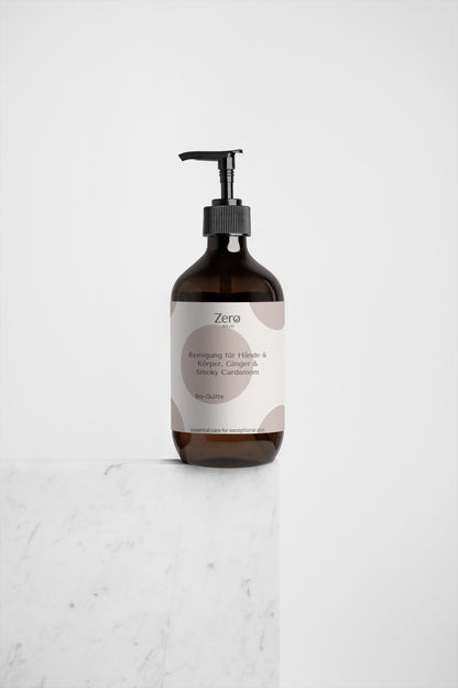 Hand &amp; Body Cleanser, Ginger &amp; Smoky Cardamom - 490 ml