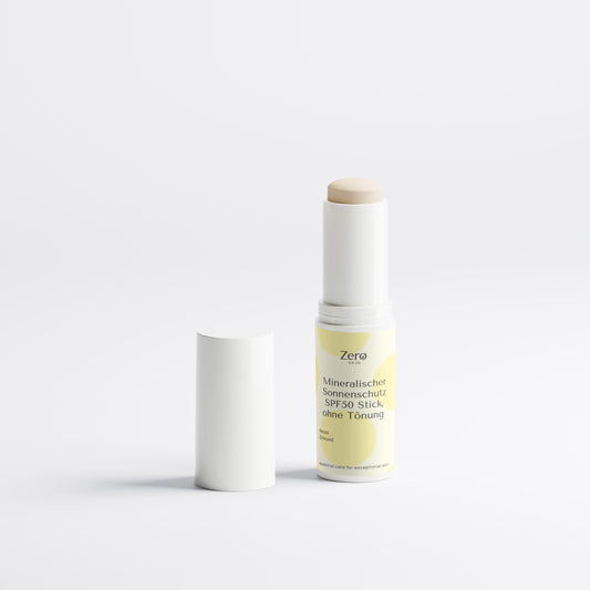 Mineral sunscreen SPF50 stick, without tint - 12 g