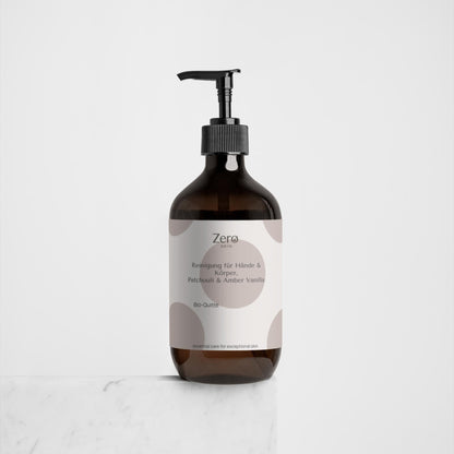 Hand &amp; Body Cleanser, Patchouli &amp; Amber Vanilla - 490 ml