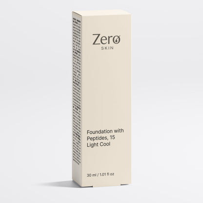 Foundation mit Peptiden, 15 Light Cool - 30 ml