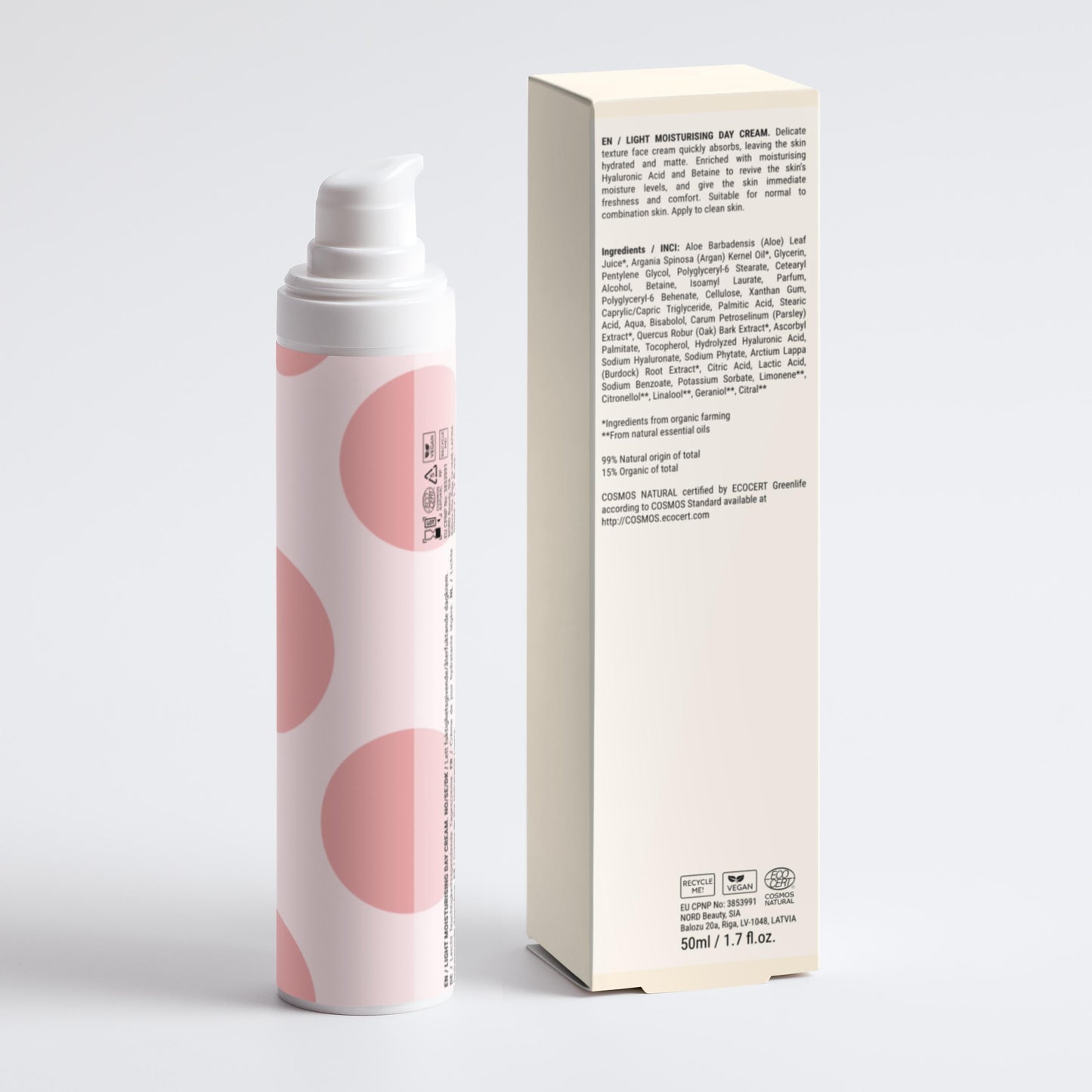 Light moisturizing day cream - 50 ml