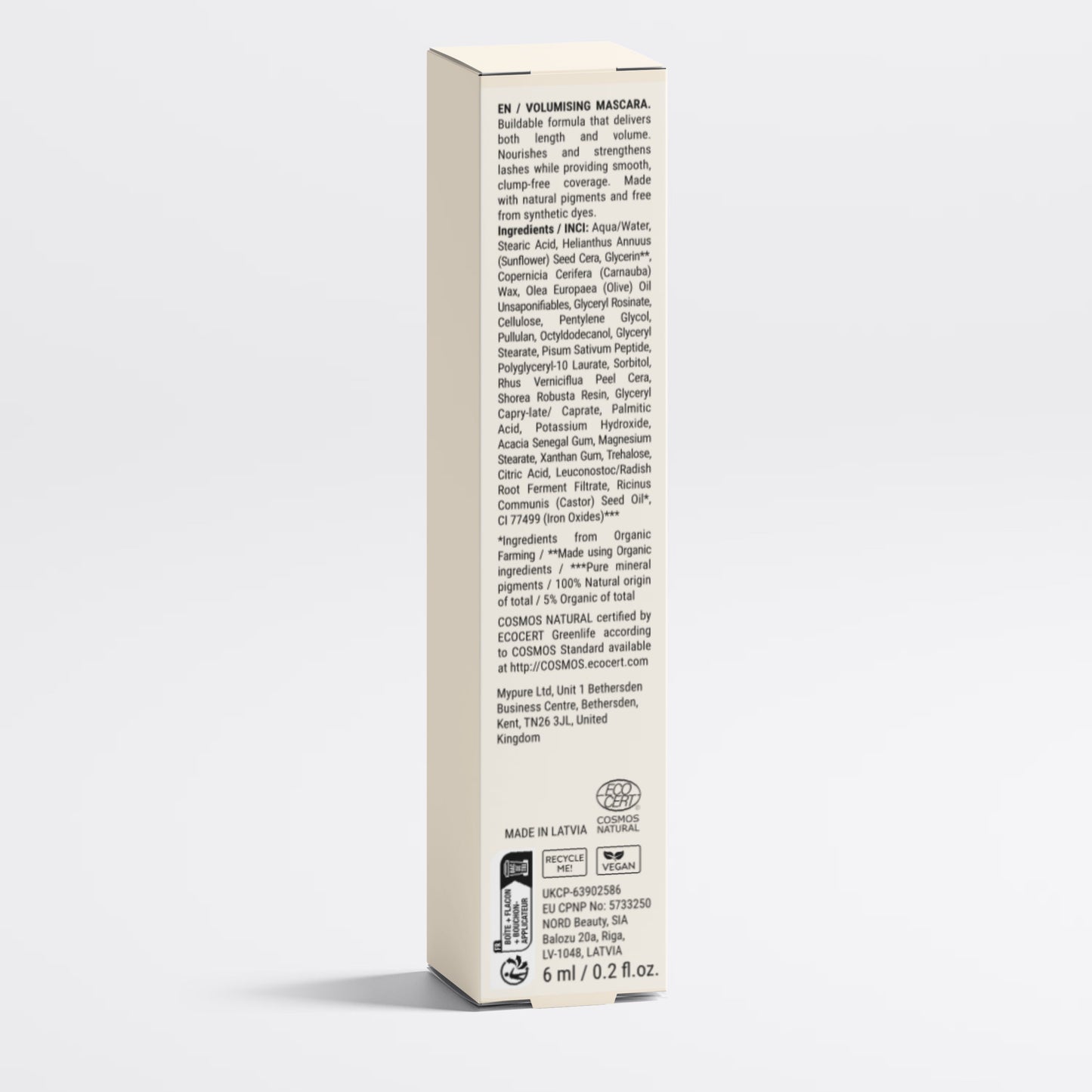 Lengthening & Volumizing Mascara - 6 ml